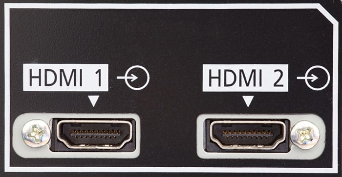 مزودة بمدخلين HDMI​