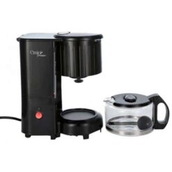 صانعة قهوة امجوي مع نظام مدمج 4 كاسات – اسود