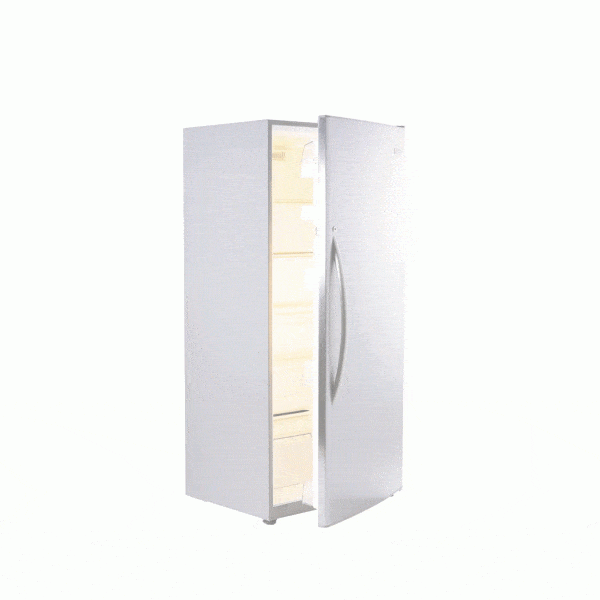 تصميم متميز-ثلاجة كلفينيتور باب واحد 19.21 قدم - أبيض