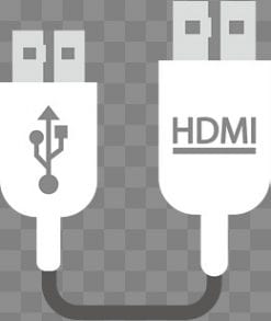 مداخل USB , HDMI