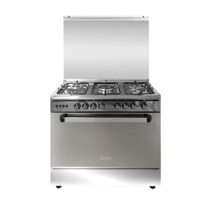 فرن جنرال سوبريم 5 شعلات غاز – 8060 سم – أمان كامل - ستيل GS8650FS فرن جنرال سوبريم
