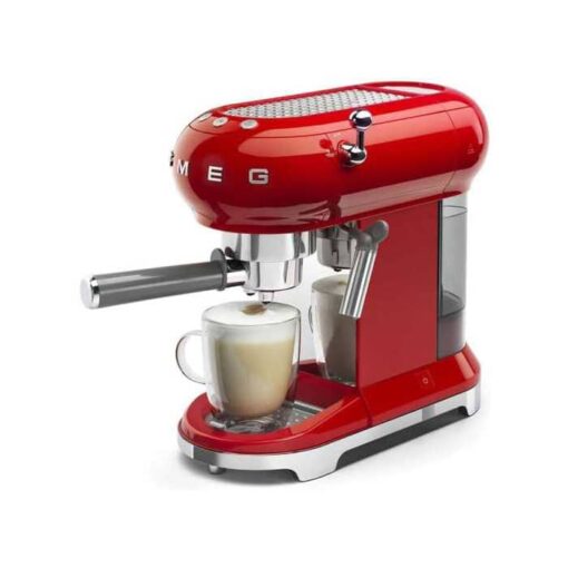 ماكينة قهوة اسبريسو سميج - 1350 وات - أحمر