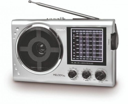 راديو قابل للشحن IMPEX - أبيض
