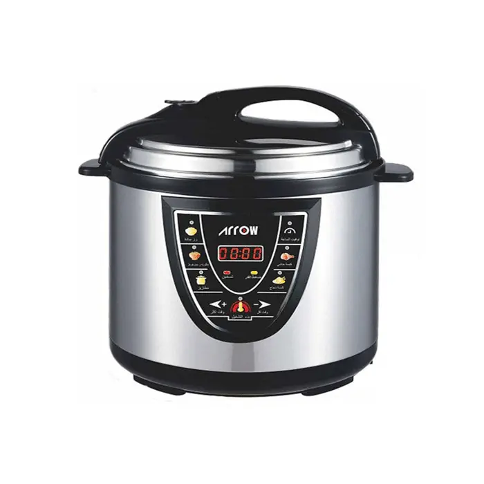 قدر ضغط كهربائي ارو 8 لتر - 1300 وات - فضي Ro-08sec قدر ضغط كهربائي