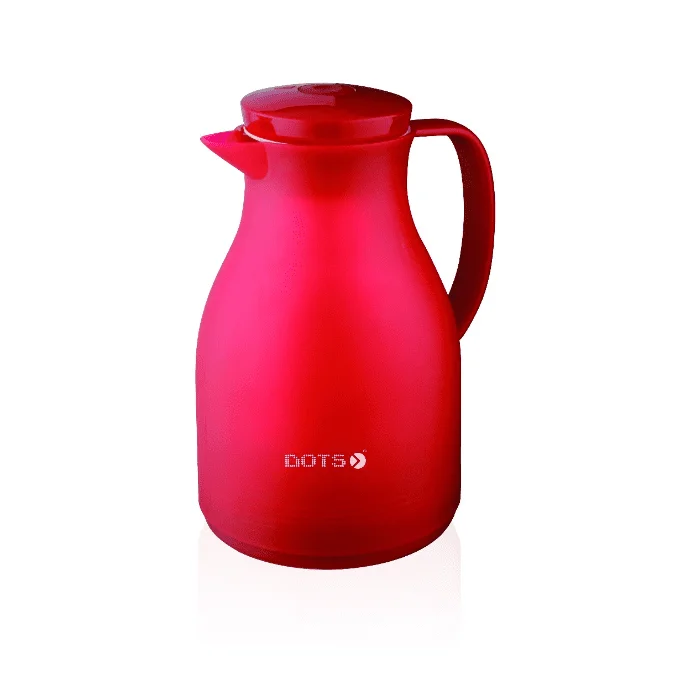 ترمس شاي دوتس ساخن / بارد - 1 لتر - أحمر VJD-10PP-02 ترمس شاي