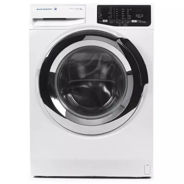 غسالة 9 كيلو تعبئة أمامية كلفنيتور 8 برامج - أبيض kwf9025bqwa غسالة 9 كيلو