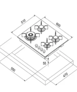 بوتاجاز مسطح