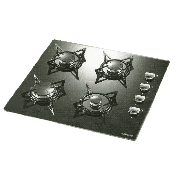 سطح بلت ان غاز ماجيك لاين 4 شعلات 60سم - إيطالي MH6CRG4V سطح بلت ان