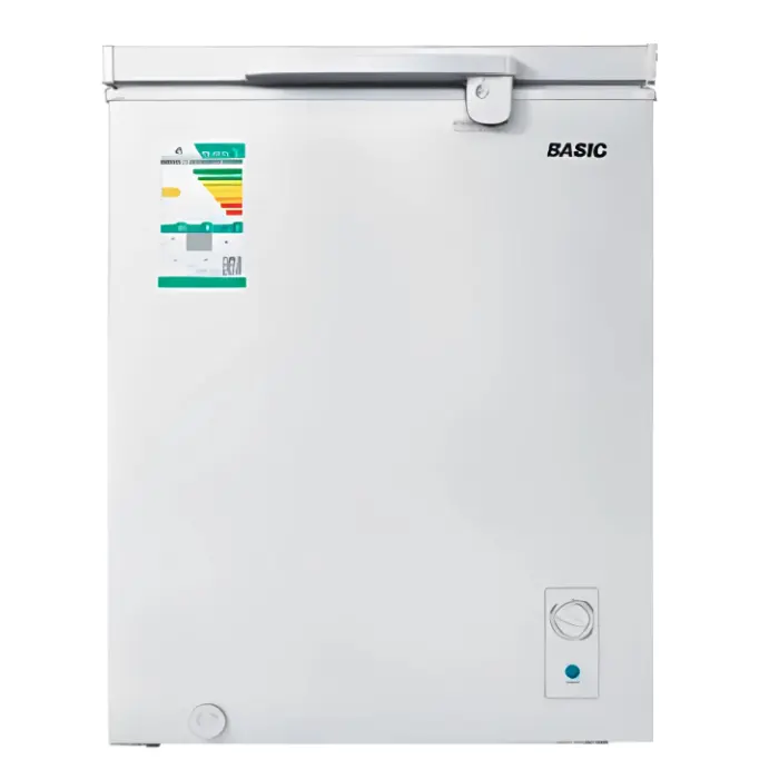 فريزر بيسك مسطح 9 قدم - أبيض BCF-H250LDW فريزر بيسك