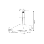 شفاط مطبخ هرمي