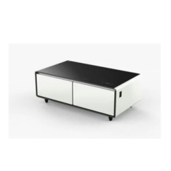 الطاولة الذكية مع ثلاجة مدمجة اكسبير 135 لتر - أبيض