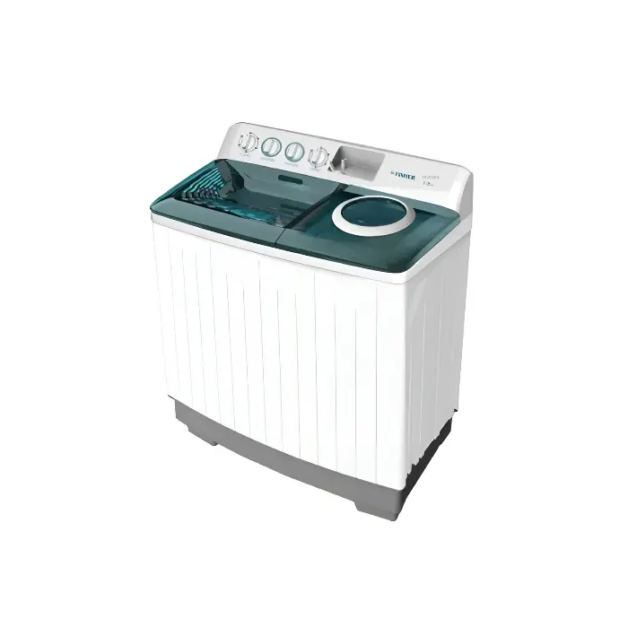 غسالة فيشر حوضين 7 كيلو - تجفيف 5 كيلو - أبيض FW-P7000N1 غسالة فيشر