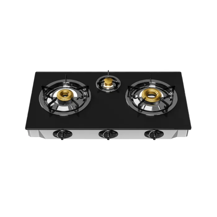 موقد غاز 3 عيون امبكس FFD سطح زجاج - أسود IGS 1213FFFD موقد غاز