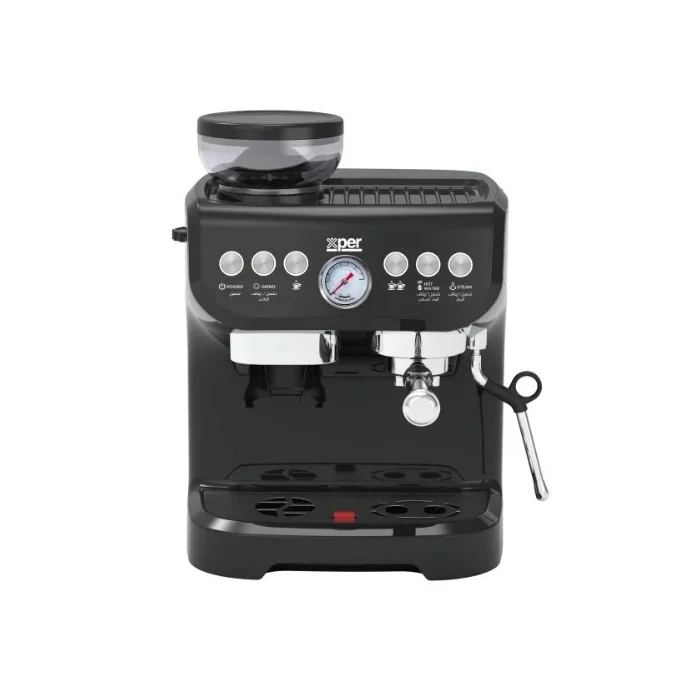 صانعة الاسبريسو اكسبير + مطحنة للبن 1560 وات XPICG-995 صانعة الاسبريسو