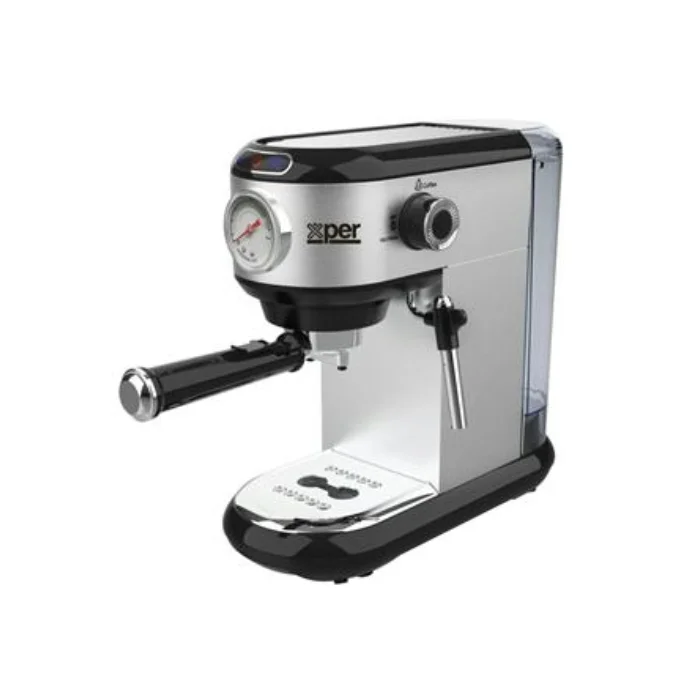 ماكينة تحضير اسبريسو اكسبير 1450 وات - مؤشر ضغط - ستيل XPC-610 ماكينة تحضير اسبريسو