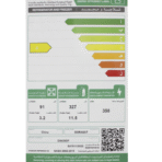 ⁦ثلاجة بابين دورا سات 14.7 قدم - نوفروست - فضي⁩ - الصورة ⁦8⁩
