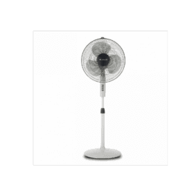 مروحة ستاند جري 3 سرعات - 55 وات - أبيض