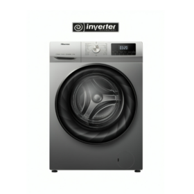 غسالة 12 كيلو هايسنس أمامية انفرتر 15برنامج - أستيل