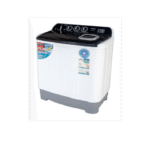 ⁦غسالة بيسك حوضين 8 كيلو - تجفيف نفاث - أبيض⁩ - الصورة ⁦3⁩