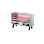 دفاية كهربائية كولن 4 أنابيب مع حامل - 2000 وات - أخضر