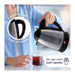 ⁦غلاية مياة كيون 1.8 لتر - ستيل KHD/203⁩ - الصورة ⁦3⁩