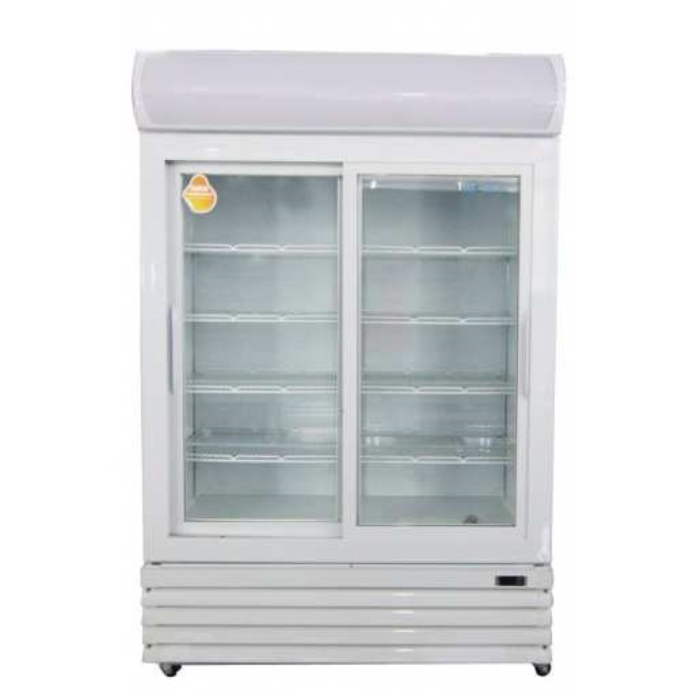 1_2_2024-4_24_27-PMئشئشئش-1 ثلاجة عرض بانكول 2 باب زجاج سحاب موديل 133 - الصورة 1