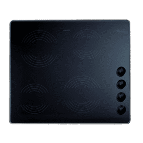 موقد سيراميك ويرلبول بلت ان 60 سم 4 شعلات - أسود