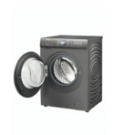 ⁦غسالة ونشافة هايسنس أمامية 12ك - 15برنامج انفرتر - أستيل⁩ - الصورة ⁦4⁩