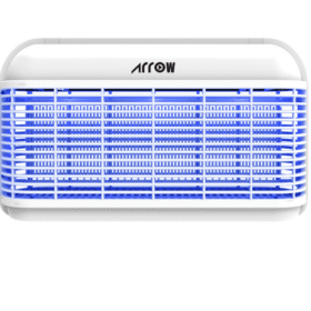صاعق الحشرات الكهربائي ارو 8 وات حجم وسط - أبيض