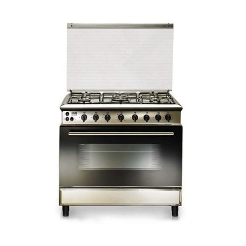 65987 فرن هاس خمس عيون غاز - 60*90 - ستيل - الصورة 1
