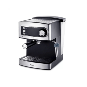 ماكينة صنع القهوة امبكس 850 وات - أسود / فضي