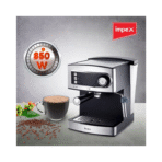 ⁦ماكينة صنع القهوة امبكس 850 وات - أسود / فضي⁩ - الصورة ⁦2⁩