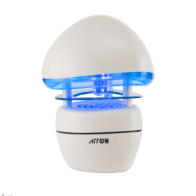 صاعق الحشرات الكهربائي ارو 7 وات المضئ - أبيض