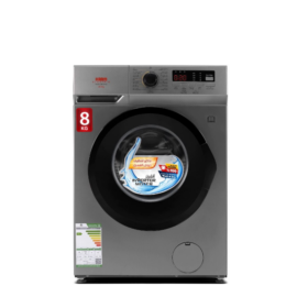 غسالة اتوماتيك هام 8 كيلو - انفرتر - فضي
