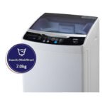 ⁦غسالة علوية ارو 7 كيلو - 10 برامج - رماديRO-08TLT⁩ - الصورة ⁦4⁩