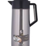 ⁦ترمس 2 لتر شاها - ميتاليك فضي⁩ - الصورة ⁦2⁩