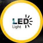 ⁦كشاف امبكس LED يدوي 3 وات - اسود⁩ - الصورة ⁦4⁩