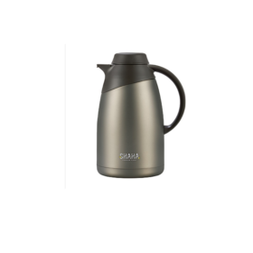 ترمس شاي شاها 1.4 لتر مع فلتر - رمادى