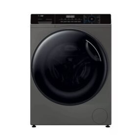 غسالة 8 كيلو هاير أمامية 14 برنامج - انفرتر - فضي