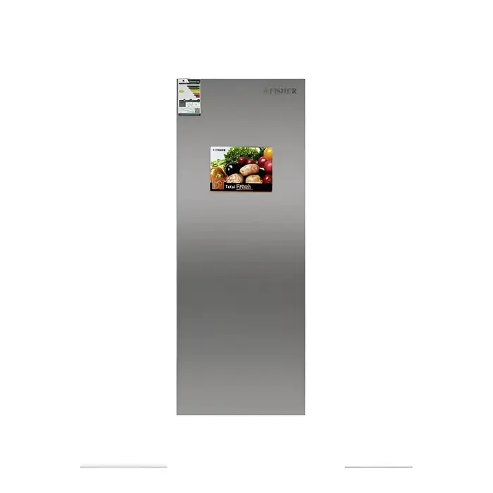 ثلاجة فيشر 13 قدم باب واحد - فضي FURS-H495DSW ثلاجة فيشر