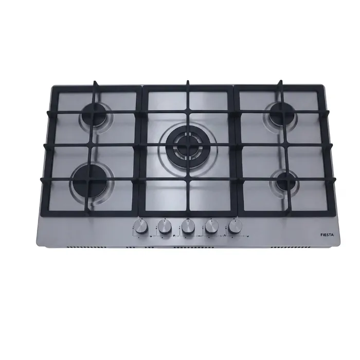 سطح غاز فيستا بلت ان 90*60 سم 5 عيون - ستيل HB902ZMS/mvs سطح غاز