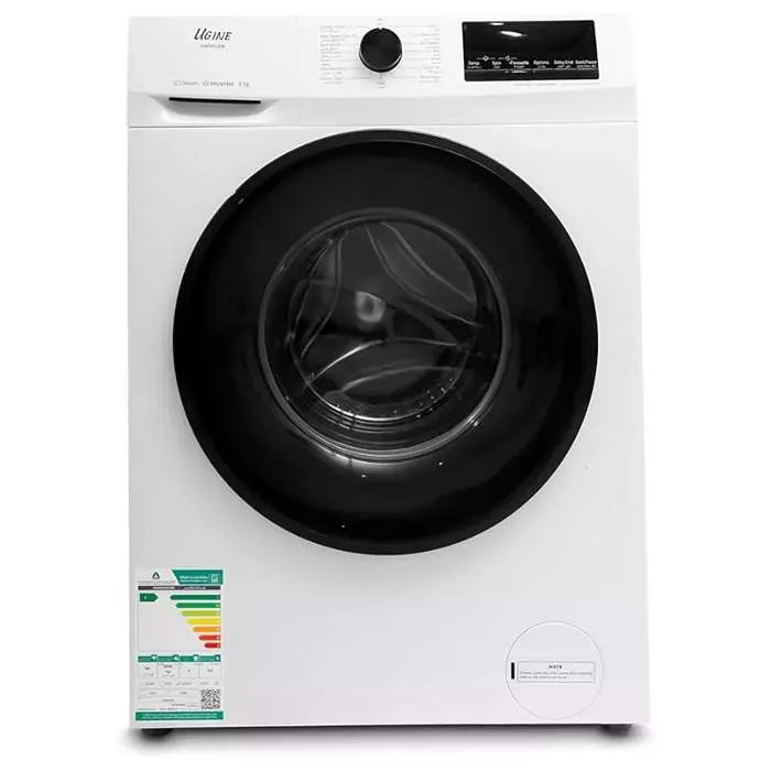 غسالة اتوماتيك يوجين 8 كيلو تعبئة أمامية - أبيض UWHFL8W غسالة اتوماتيك