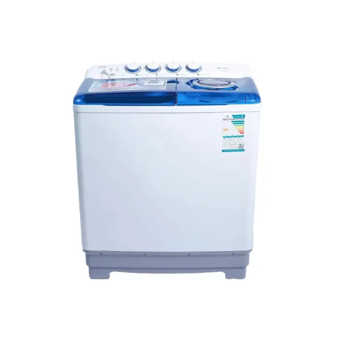 غسالة ملابس حوضين جنرال سوبريم 11 كيلو - أبيض / أزرق GSTT110K غسالة ملابس حوضين