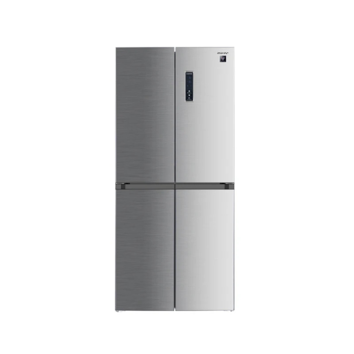 ثلاجة 4 ابواب شارب بطراز فرنسي 14 قدم انفرتر إينوكس - SJ-FH560-HS ثلاجة 4 ابواب