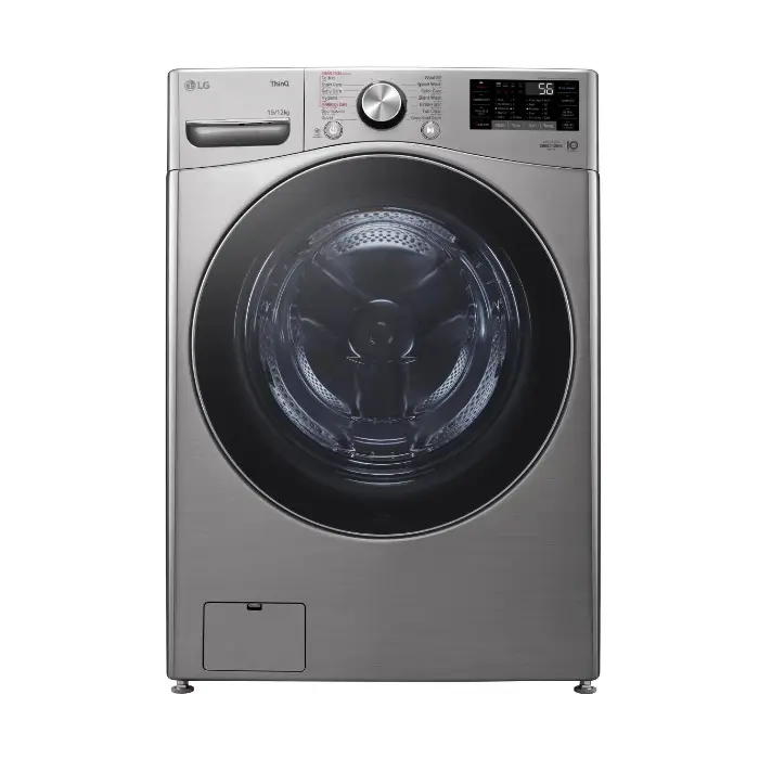 غسالة اتوماتيك ال جي امامي 19 كيلو - انفرتر - فضي WS1912XMT(AE) غسالة اتوماتيك
