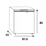 فريزر افقي زيترست مسطح
