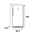 فريزر رأسي زيترست