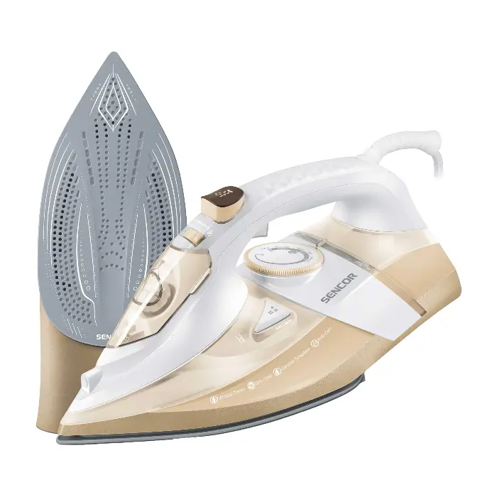 كاوية ملابس سينكور بخار 3200 وات - ابيض*ذهبي SSI8310GD كاوية ملابس