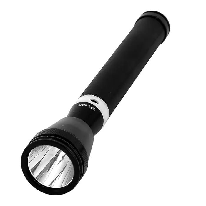 كشاف يدوى جيباس LED قابل لاعادة الشحن – أسود GFL4642 كشاف يدوى
