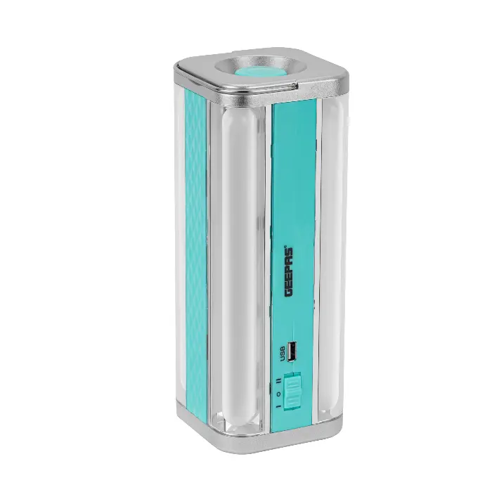 مصباح LED جيباس يعمل بالطاقة الشمسية - أزرق فاتح GE5595L مصباح LED